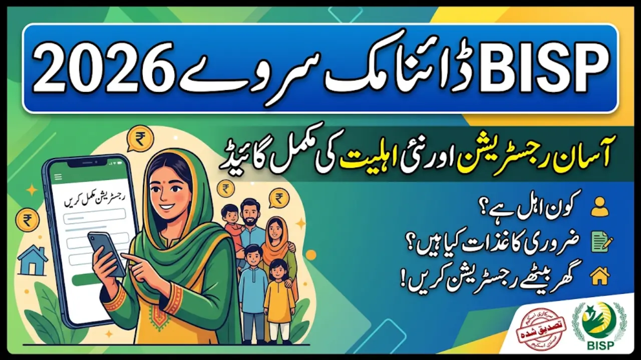 BISP Dynamic Survey 2026 Easy Registration Process & Updated Eligibility Guide