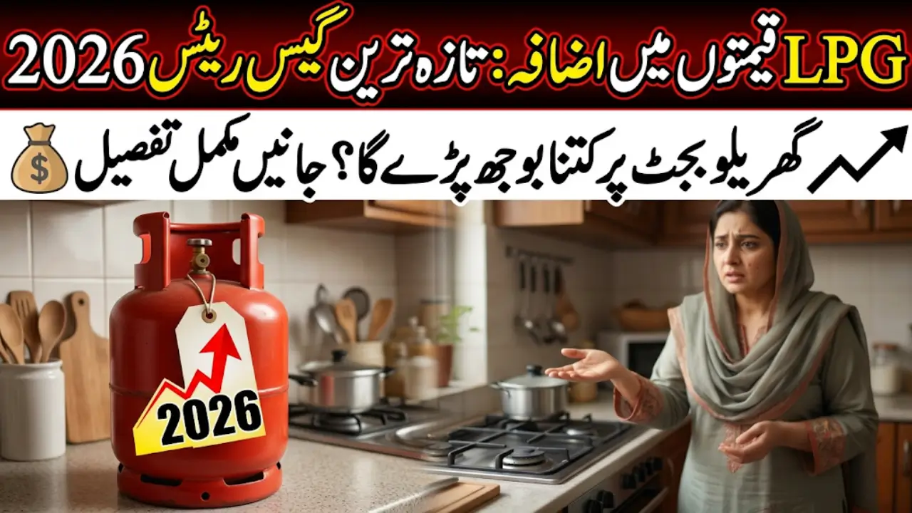 Pakistan LPG Price Increase 2026 Latest Gas Rates & Impact on Household Budget