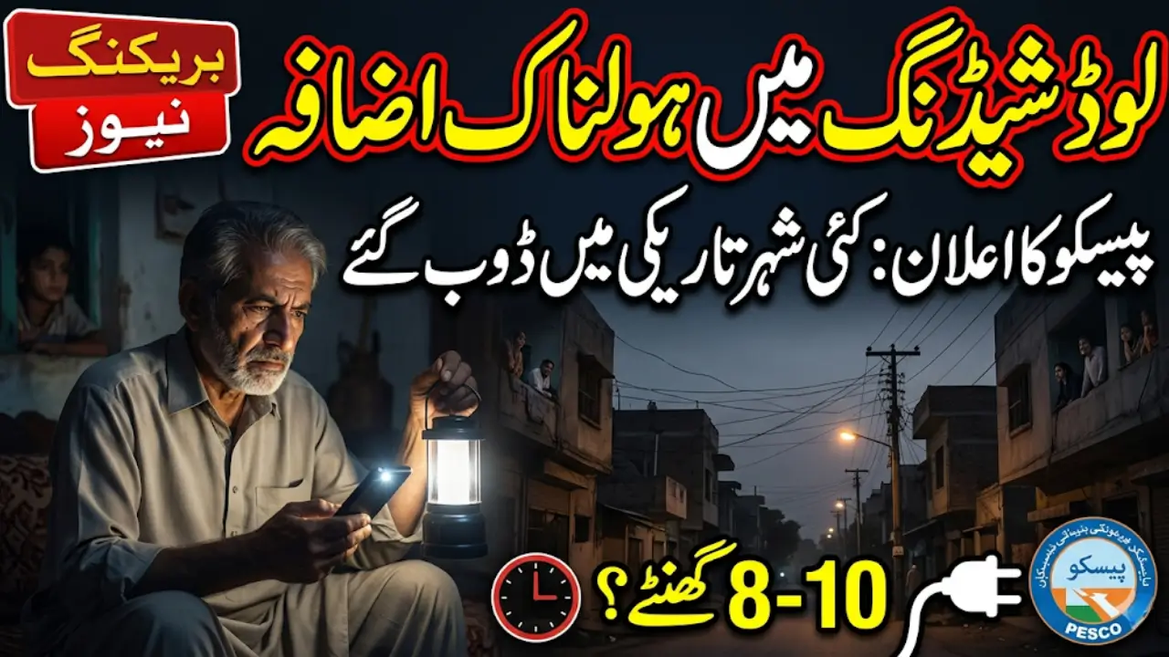 PESCO Increases Load Shedding Hours in Several Cities