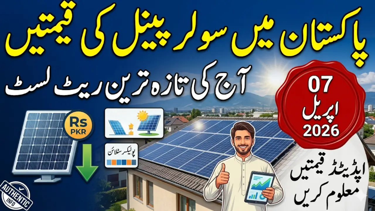 Solar Panel Prices in Pakistan Today Updated Rate List for 07 April 2026